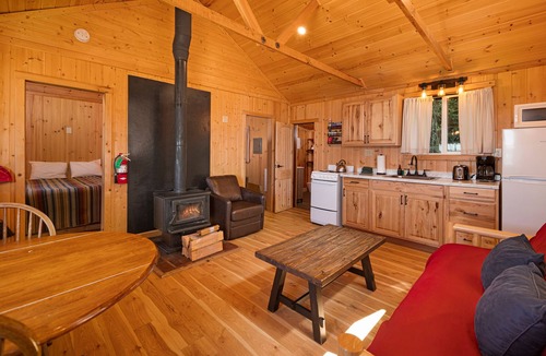 West Beach Cabin | 2BR Beachfront Cabin on west-facing beach with sunsets!