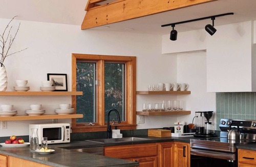 Roscoe House | 2BR Chalet: Deck, Fireplace, Loft, Forest Views
