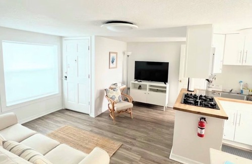 Boardwalk Apartment | 2BR Direct Beach Ocean Front. Walk to Flagler!