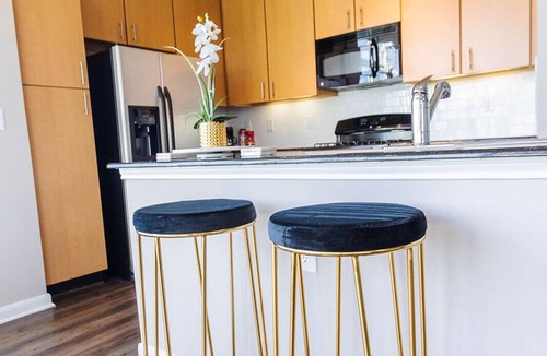 Greenway Plaza-Upper Kirby Apartment | 2BR Galleria Skyline views