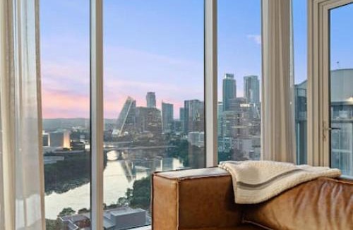 Rainey Street Historic District Apartment | 2BR Lux Highrise + Austin + Vibrant Rainey St