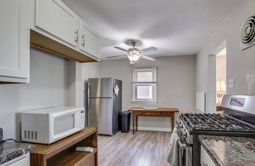 Airport Township House | 2BR Retreat with Fire Pit Close To Downtown STL
