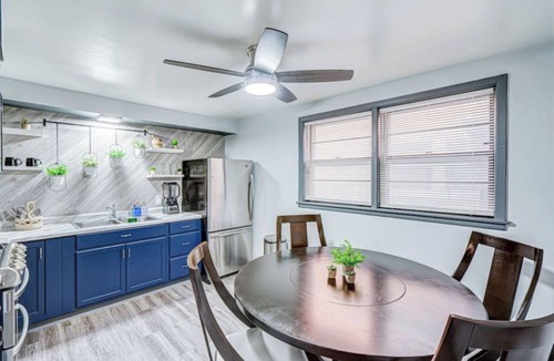 Elmwood Park Condo | 2BR Sleeps 7 King Bed Prime Location