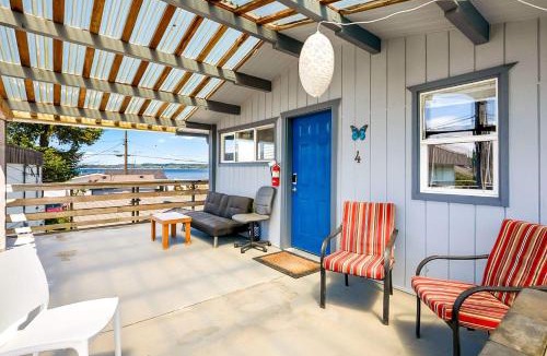 Birch Bay Apartment | 2nd Floor Studio #4 with Ocean View and Covered Deck