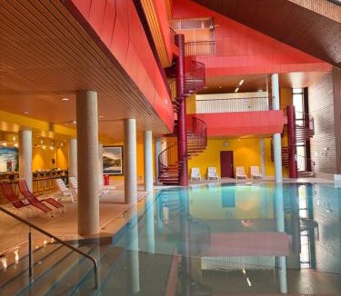 San Bernardino Apartment | 3,5 a San Bernardino con Terrazzo, Piscina, Sauna e Parcheggio in autorimessa!