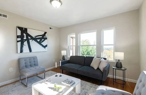 Codman Square Condo | 3-bd condo near Red Line, unit A/C & laundry - perfect for long World Cup stays!