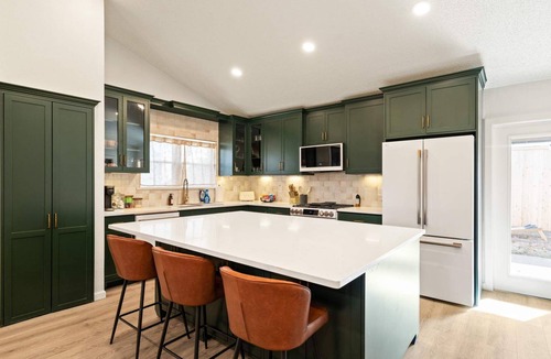 Central Oklahoma City House | 3 BDR NW OKC, Duplex, Hot Tub, Firepit, Shuffleboard by 12 Point Getaways