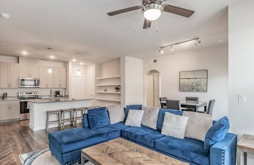 Elmo Apartment | 3 BDR Texas Corporate Housing Professional Apt