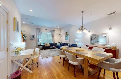 Brookline House | 3-Bed 2-Bath Brookline Village Townhome w Deck