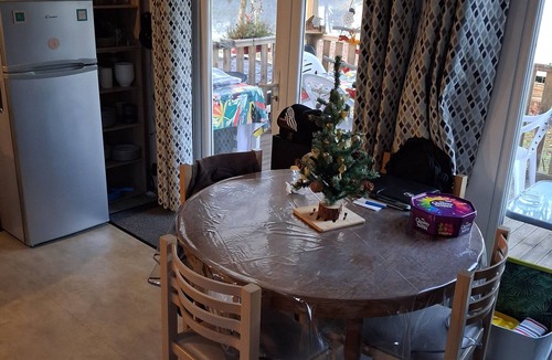 Sainte-Reine-de-Bretagne House | 3-bedroom mobile home, sleeps 6 in wooded campsite overlooking lake.