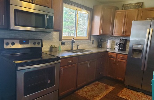 Eau Claire House | 3 Bedroom, 2 Bath Home, Private Fishing, Swimming Lake in Sister Lakes