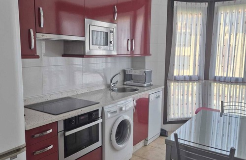Noja Apartment | 3-bedroom apartment with fantastics sea view, Noja, Spain in front of the beach
