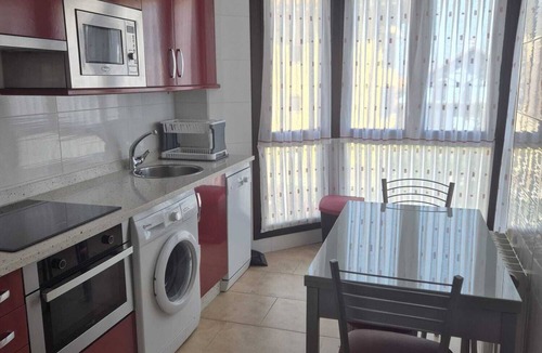 Noja Apartment | 3-bedroom apartment with fantastics sea view, Noja, Spain in front of the beach