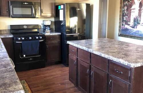 Collinsville Apartment | 3 Bedroom, full kitchen and remodeled bathroom. Water-views from the Kitchen and covered deck.
