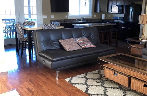 Collinsville Apartment | 3 Bedroom, full kitchen and remodeled bathroom. Water-views from the Kitchen and covered deck.