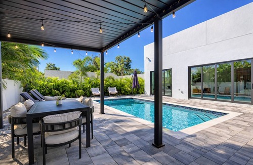 Long Meadow House | 3-Bedroom Heated Saltwater Pool near Siesta Key and Downtown