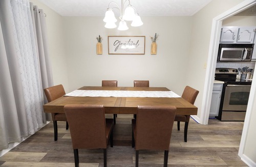 Cape Fear House | 3-bedroom, King Bed, Workspace, Wi-Fi, Near Ft. Bragg/Ft. Liberty and Downtown