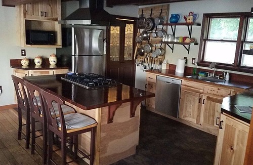 Newtonville House | 3 Bedroom Lakefront Home with Hot Tub & Fireplace