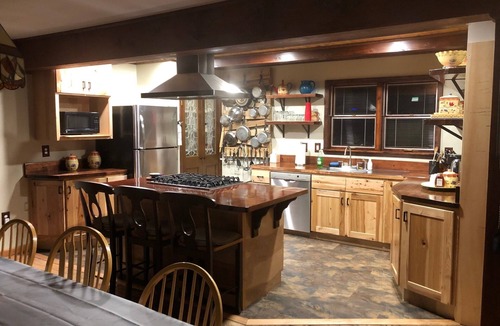 Newtonville House | 3 Bedroom Lakefront Home with Hot Tub & Fireplace