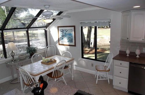 Shipyard Plantation Condo | 3 BR Across From Beach on Lagoon & Golf View w/2 Private Decks
