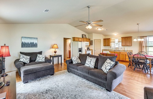 Fort Coffee Cottage | 3 Mi to Arkansas River: Rural Family Home w/Yard