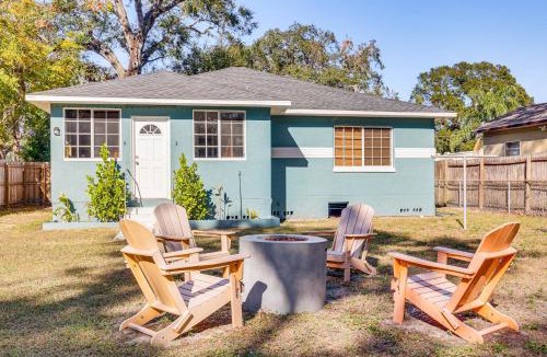 Tampa House | 3 Mi to Dtwn: Tampa Cottage w/Fire Pit!