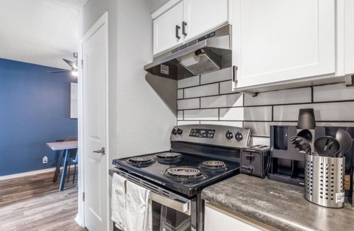 Central Arlington Apartment | 3 Min Walk to AT&T | 1BR | Parking + Pets + Gym