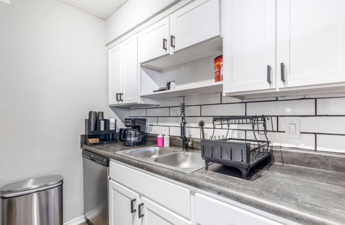 Central Arlington Apartment | 3 Min Walk to AT&T | 2BR | Parking + Pets + Gym