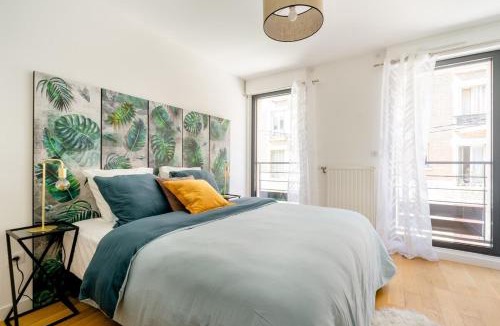 Clichy Apartment | 3 p 60 M2 Lesapparts Paris-Clichy terrasse équipée et wifi gratuit