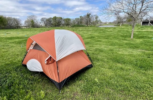 Waco RV Rental | 3 Person Tent on Waco Farm C5