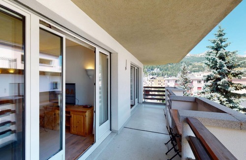 Sankt Moritz-Bad Apartment | 3-room apartment on the 4th floor.