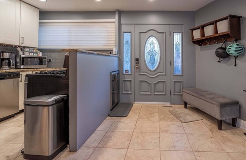 Mid-North District Condo | 3-Story Townhome, Free Parking, Private Patio, Washer-Dryer