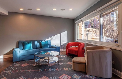 Mid-North District Condo | 3-Story Townhome, Free Parking, Private Patio, Washer-Dryer