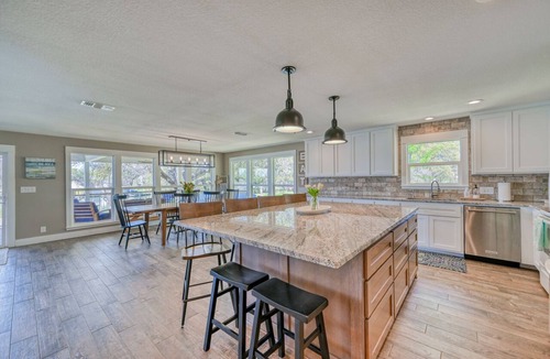 Granite Shoals House | 300' of Lakefront LBJ + Boat Slip + Kayaks + Fun!