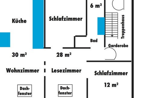 Ermatingen Apartment | 31/2 room attic apartment with large terrace, lake view, 200 m to the lake