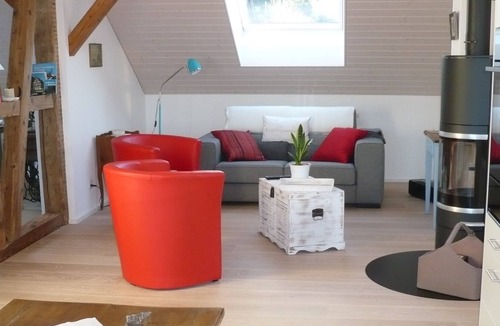 Ermatingen Apartment | 31/2 room attic apartment with large terrace, lake view, 200 m to the lake