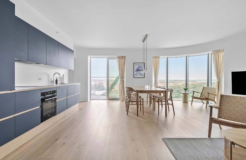 Aarhus C Apartment | 35th Floor Panorama Ocean View Apartment
