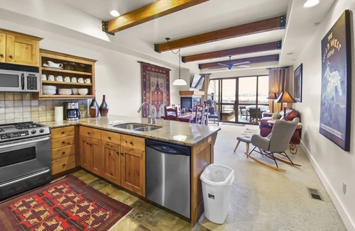 Kimball Junction Condo | 36 Newpark cozy creekside stay Canyons Village