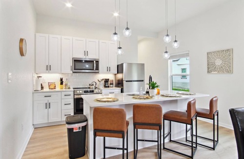 Near East Side Apartment | 3BR/2BA Breathtaking Views Near Exciting Downtown!