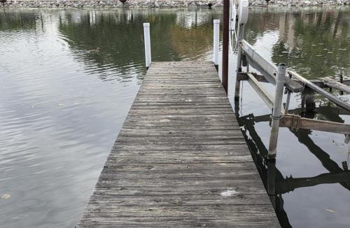 McHenry House | 3BR 2BTH Waterfront Vacation Rental on Riverwalk to Downtown McHenry with Pier