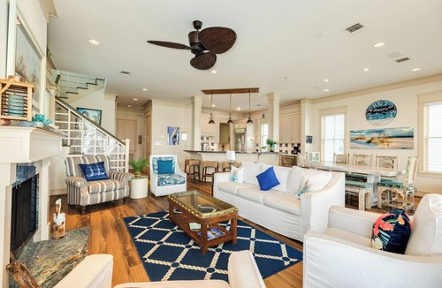 Beachside Village House | 3rd Row in Beachside Village - Elevator, 4 Decks, 2 Suites, 9 Miles to Downtown