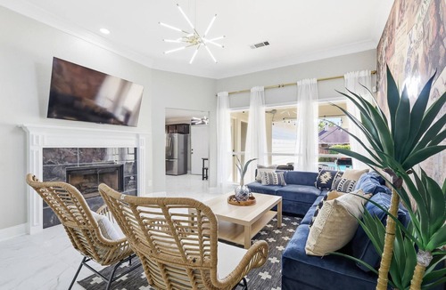 Lancaster House | 4-BD/2-BA with Backyard Pool Retreat + Game Room