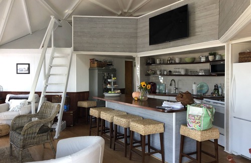 Bayberry Dunes House | 4 bdrm on large private beach. AC. Bayfront. Great view and gorgeous new deck!