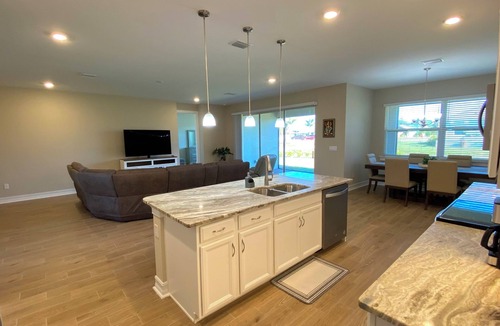 Deep Creek House | 4-bedroom house with 3 bathrooms, a 3-car garage, and plenty of open space.