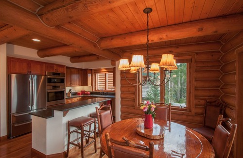 Mountain Village Ski Chalet | 4 BR Mountain Village Luxury Log Home - Great Views, Sleeps 10/11