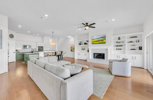 April Sound House | 4 BR Waterfront Retreat w/Hot Tub, Private Boat Slip & Swim-Off Dock