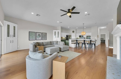 April Sound House | 4 BR Waterfront Retreat w/Hot Tub, Private Boat Slip & Swim-Off Dock