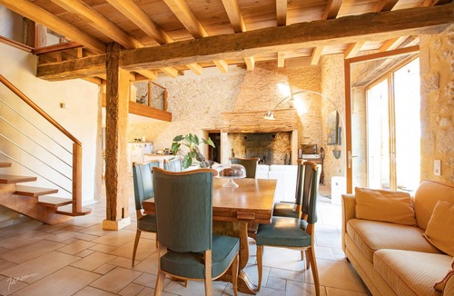 Montreal Villa | 4 clévacances stone property with pool secure, and comfortable