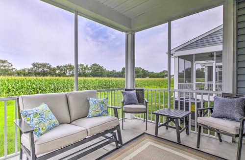 Millville House | 4 Mi to Bethany Beach: Townhome w/Screened Porch