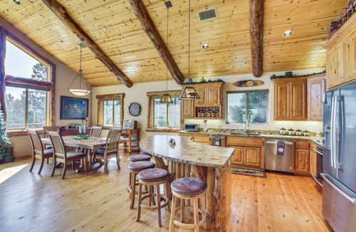 Big Bear City Cabin | 4 Mi to Snow Summit: Cabin w/Mtn Views & Decks